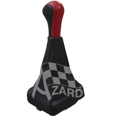 Ручка КПП AZARD ВАЗ 2113-15 РАМКА нат. кожа /КРАСНЫЙ/